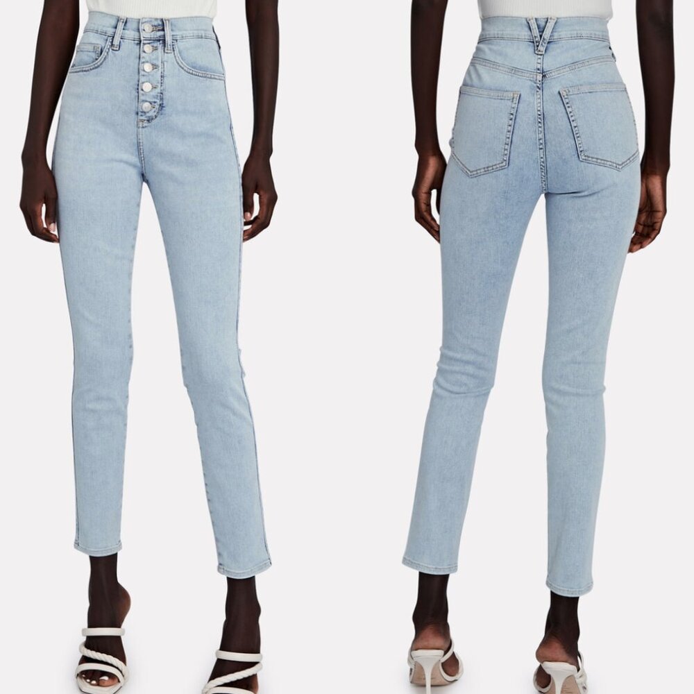 Veronica Beard Light Blue High Rise Jeans